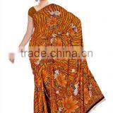 Embroidery and Printing Saree/Digital Printed Saree / Latest Digital Printed Saree / Wholesale Digital Printed thumbnail-1