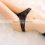 Stock 2016 Bowknot Transparent Diamond Lace Sey Panties Women Underwear Thongs Bragas Women Panties Sey Underwear Women Briefs thumbnail-2
