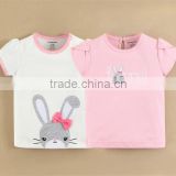 2015 baby clothing 100% cotton summer baby tshirts factory