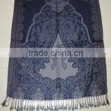2017 New Fashion Jacquard Classical Paisley Floral Viscose Pashmina Shawl thumbnail-1