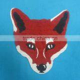 2014 Cute Custom Embroidered Animal Patches in Wolf Head Design