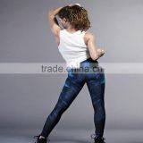 Ladies Dark Color Print Yoga and Running Wear thumbnail-2