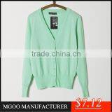 MGOO New Cheap Price Women Plain Cardigan Stock S-XL Women Sweaters Cotton Winter Clothes For Ladies thumbnail-3