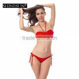 11 Pure Colors Bikini Large Size Beautiful Xxx Sex China Bikini Girl Photos Swimwear Chest Pad Swimwear thumbnail-4