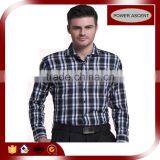 2015 Mens Long Sleeve Plaid Dress Shirts thumbnail-1