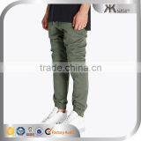 Solid Men Track Pants, Baggy Harem Pants, Man Elastic Leg Opening Jogger Pants thumbnail-3