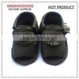 Slate Gray Baby Moccasin Shoes High Quality Shoes thumbnail-1
