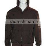 High Quality Slim Fit Zip up Ribbed Cheap Custom Logo Half Zip Hoodie thumbnail-2