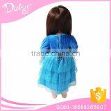 18 Inch Girl Infant Doll Dress Blue Fashion Lace Skirt Clothing thumbnail-3