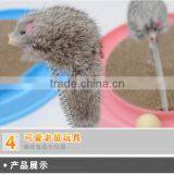 Corrugated Board Cat Scratchwith a Ball Mouse Toy thumbnail-2