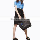 2016 Latest Fashion Mini Skirts Oem Chiffon Women Black Short Skirt thumbnail-3