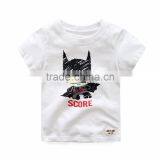 Wholesale Summer Cotton Short Sleeves Boys Kids Round Neck T-shirt thumbnail-2
