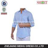 Tropical Florida Sun Blue Light Weight Linen Shirt for Men , Beach Shirt thumbnail-1