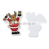 Wholesale 3.2cmx2.6cm Christmas Reindeer Two Holes Wood Button for Decorating thumbnail-1