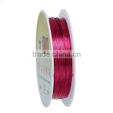 High Quality Jewelry Round Fuchsia 0.4mm Copper Beading Wire Thread Cord