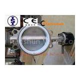 Double Shaft Corrosion Resistant Valves / PTFE Lined Water Butterfly Valve 2\