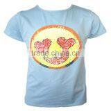 Women's Fancy Design 100% Cotton T-shirts Exporter in China T-shirts With Face Print thumbnail-2