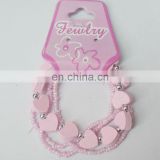 pink heart kid fashion jewelry