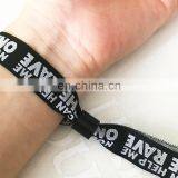 Fabric Handicraft Event Woven Printed Numbered Wristbands thumbnail-3