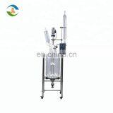 Jacketed Laboratory Tank Glass Reactors With Teflon Valve