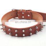Eco-friendly New Products Most Popular Pet Punk Style Big Dog PU Rivet Collar thumbnail-2