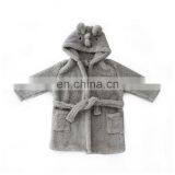 High Quality Bear Face Design Baby Hooded Bath Robe,super Soft Bathrobe for Babies thumbnail-1