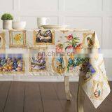 55x70in Cotton Linen Dust-Proof Table Cover for Kitchen Dining Room Party Home Tabletop Decoration thumbnail-2