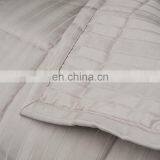 100% Cotton Sateen Woven Stripe Quilt 500 Thread Count Premium Modern Bedspread thumbnail-3