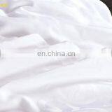 2020 Summer Factory Direct Supply 100% Cotton Solid White Color Satin Hotel Bed Linen Bedding Set With Wholesale Price
