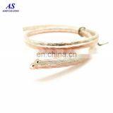 2 Core Transparent or Red Black Parallel Flat Ribbon Audio Ofc Speaker Cable Wire thumbnail-5