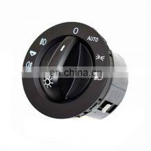 Free Shipping!NEW Chrome Headlight Fog Light Switch Control For AUDI A6 S6 C6 Allroad Q7 RS6 thumbnail-1