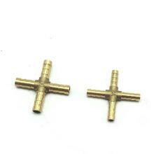 Brass Pagoda Head Integrated Three-way Water Pipe Gas Hose Green Connector thumbnail-4