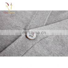 Mens Designer Suits Grey V Neck Cardigan Sweater Cashmere Cardigans thumbnail-3