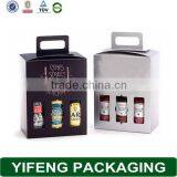 Paper Packaging Mini Corrguated Wine Box With Handle thumbnail-1