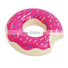Hot Sale PVC Inflatable Doughnut Swim Ring Water Supply on Sports Custom LOGO Pool Swimming Ring