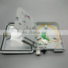 1:4 1:8 1:16 1:64 Fiber Optic Spliter Terminal Box Distribution/termination Box Abs Pole Nount/wall Mount in Black Color thumbnail-2