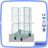 Metal material heavy duty feature warehouse trolley