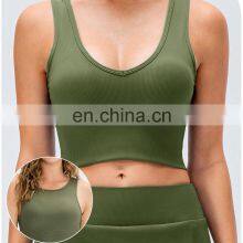 Blank Custom Two Ways To Wear Sexy Bra And With Shorts Mini Skirt Two Piece Sports Tennis Set Women Fitness Golf Outfit thumbnail-4