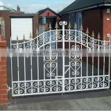 good quality new design gate for house, metal yard gate, tubular steel gate