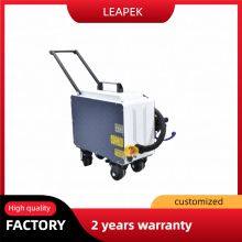 Portable 100w 200w Fiber Laser Cleaning Machine Laser Rust Removal Machine Pulsed Laser Cleaner thumbnail-2