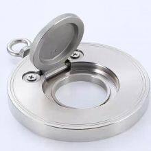 GOST 304 Stainless Steel H74W-16P Wafer Check Valve Thin Single Disc Circular Plate Check Valve thumbnail-4
