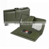Classic genuine leather clasp wallet