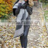 High Quality Star Favourite Warm Thick Winter Wool Scarf Lady Fashion Pashmina Shawl thumbnail-5