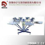 Manual screen printing machine for t-shirt