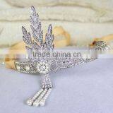 Gatsby Hot Sale Top Quality Bridal Tiara Rhinestone Hair Accessories thumbnail-2