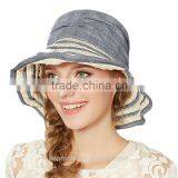 Branded Wholesale Folding Wide Brim Floppy Straw Hat thumbnail-5