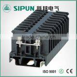 SN-10W AWG 22-16 Barrier Black Din Rail Terminal Block Supplier's Choice