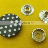 23mm Nylon Cap With White Dot Printed Snap Press Button For Jackets -- PA2179 thumbnail-4