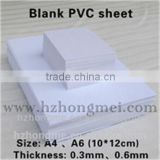 A4 0.6mm White Blank Inkjet Printing PVC Sheet for Plastic Cards for 2015