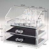 3 Tier Make up Organizer, Plexiglass Box, Acrylic Organizer thumbnail-3